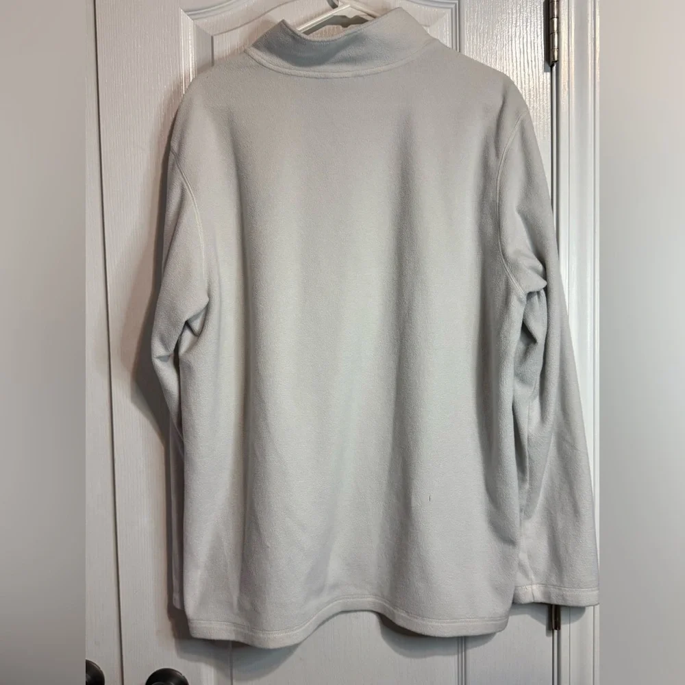 The North Face Men’s Half-Zip Pullover Sweater XL –‎ White & Grey